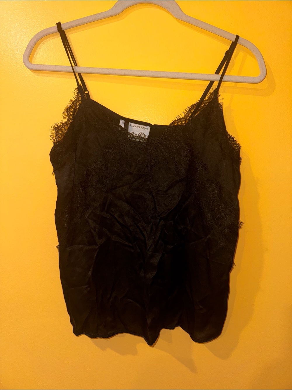 Primark Black Lace-Trim Camisole